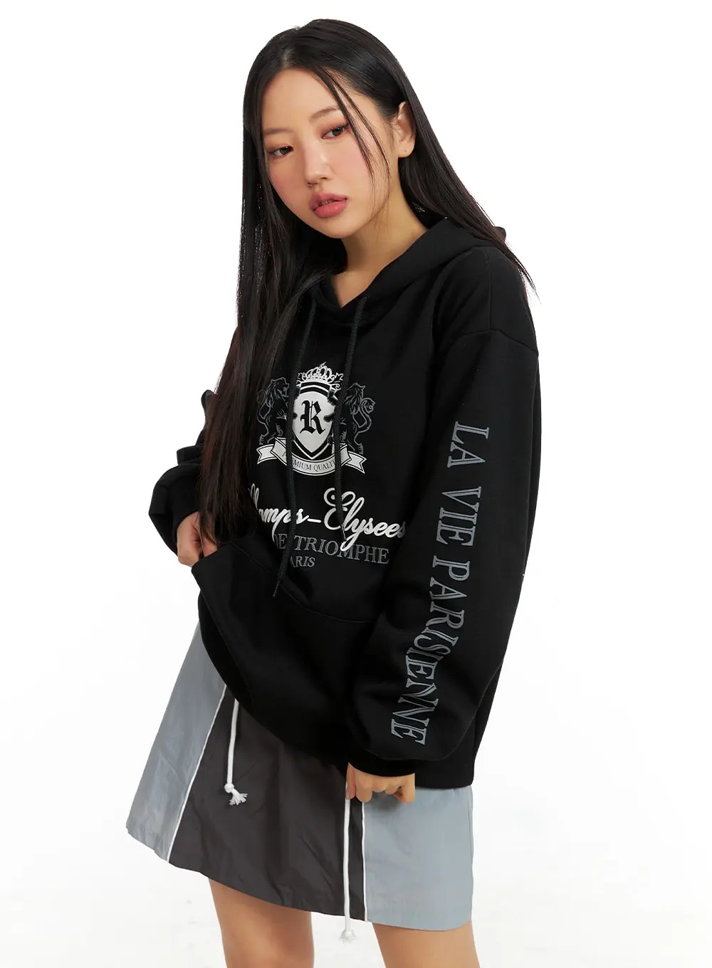 Oversized Graphic Hoodie CF414