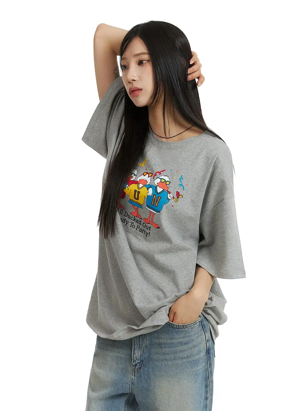 Oversized Graphic Tee CF401