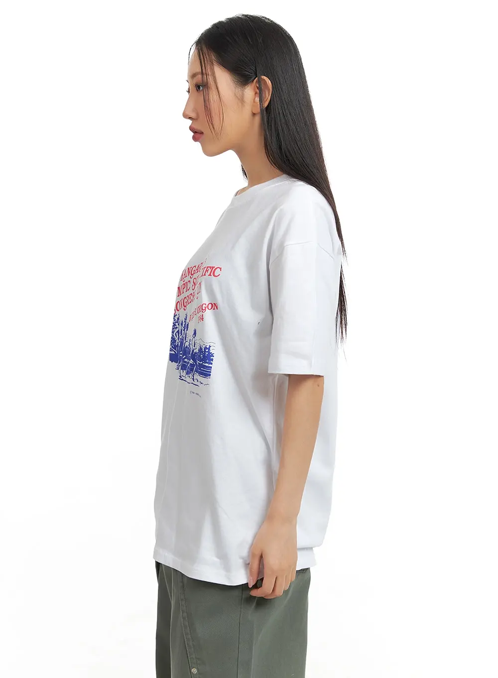 Oversized Graphic Tee CM419