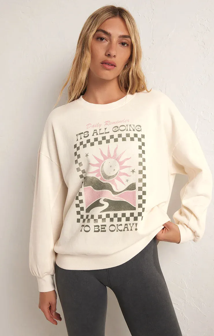 Oversized Ok! Sweatshirt