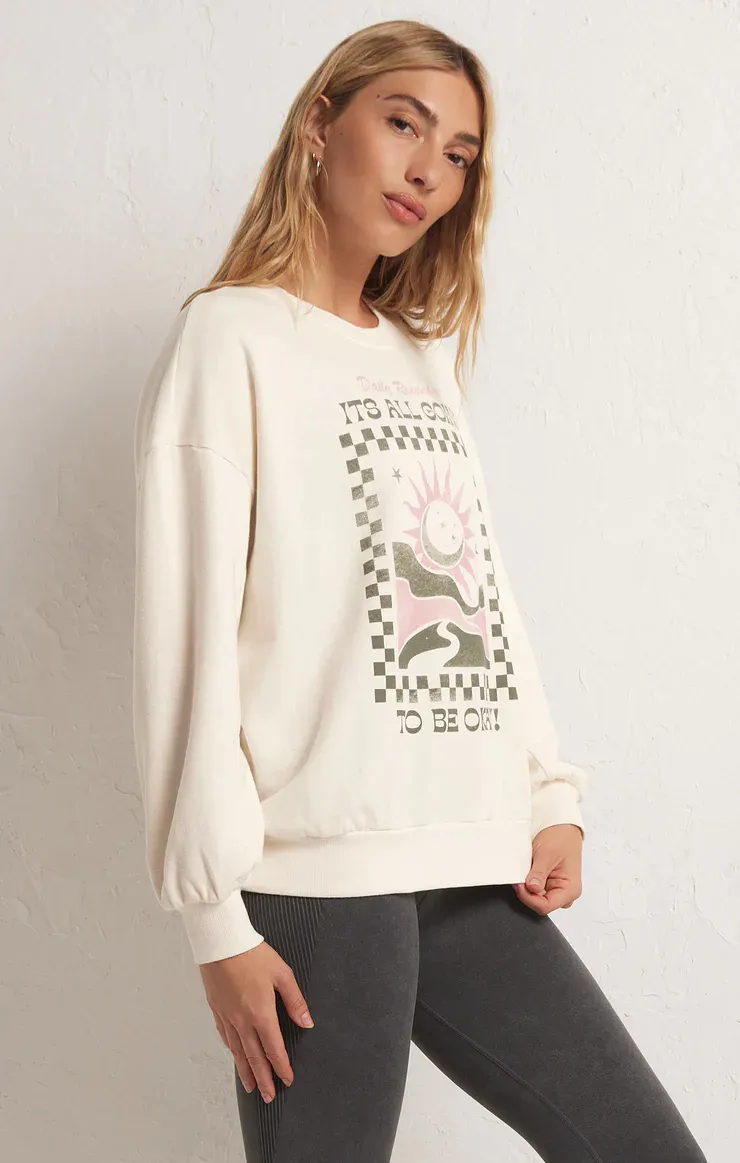 Oversized Ok! Sweatshirt