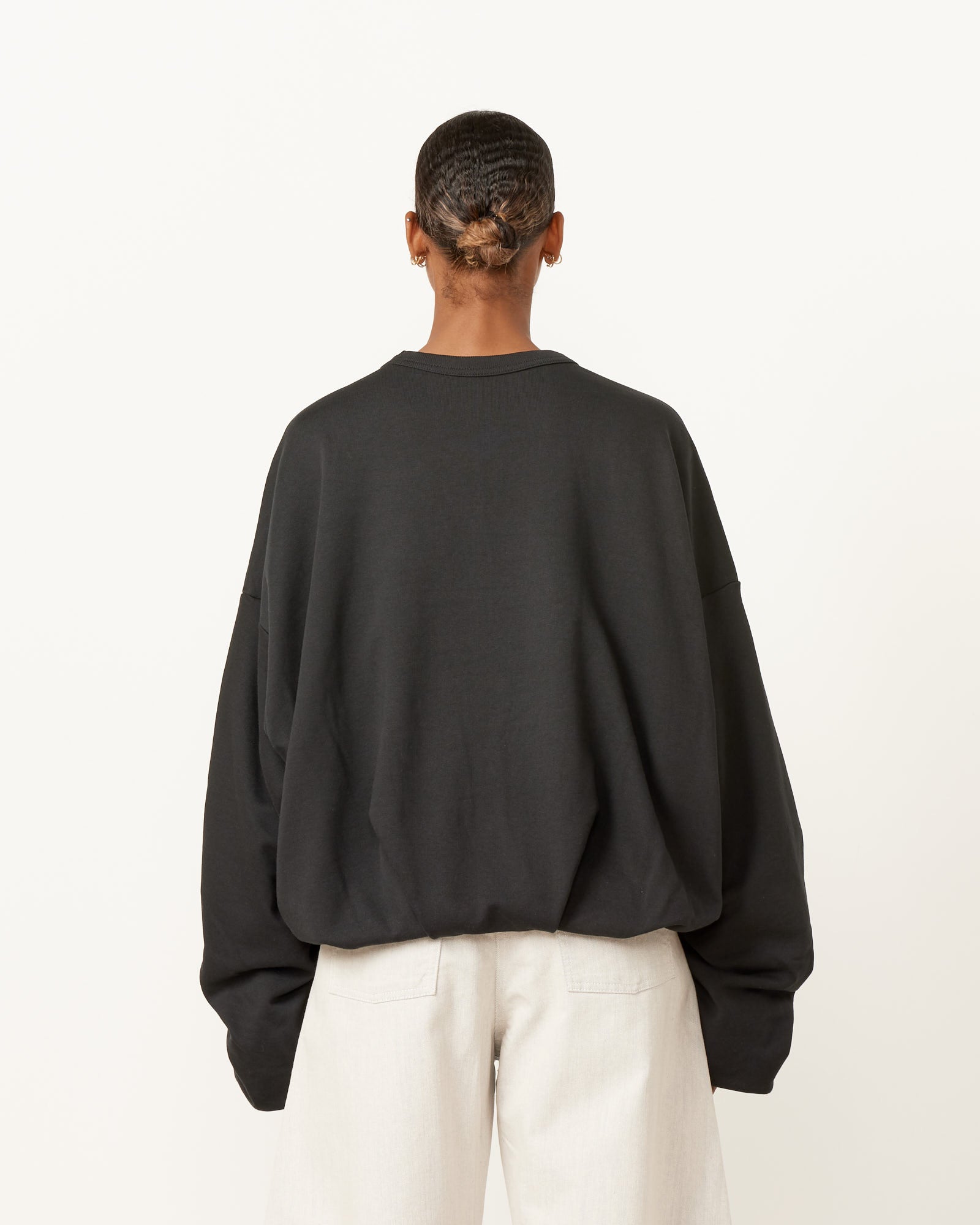 Oversized Sweatshirt in Black