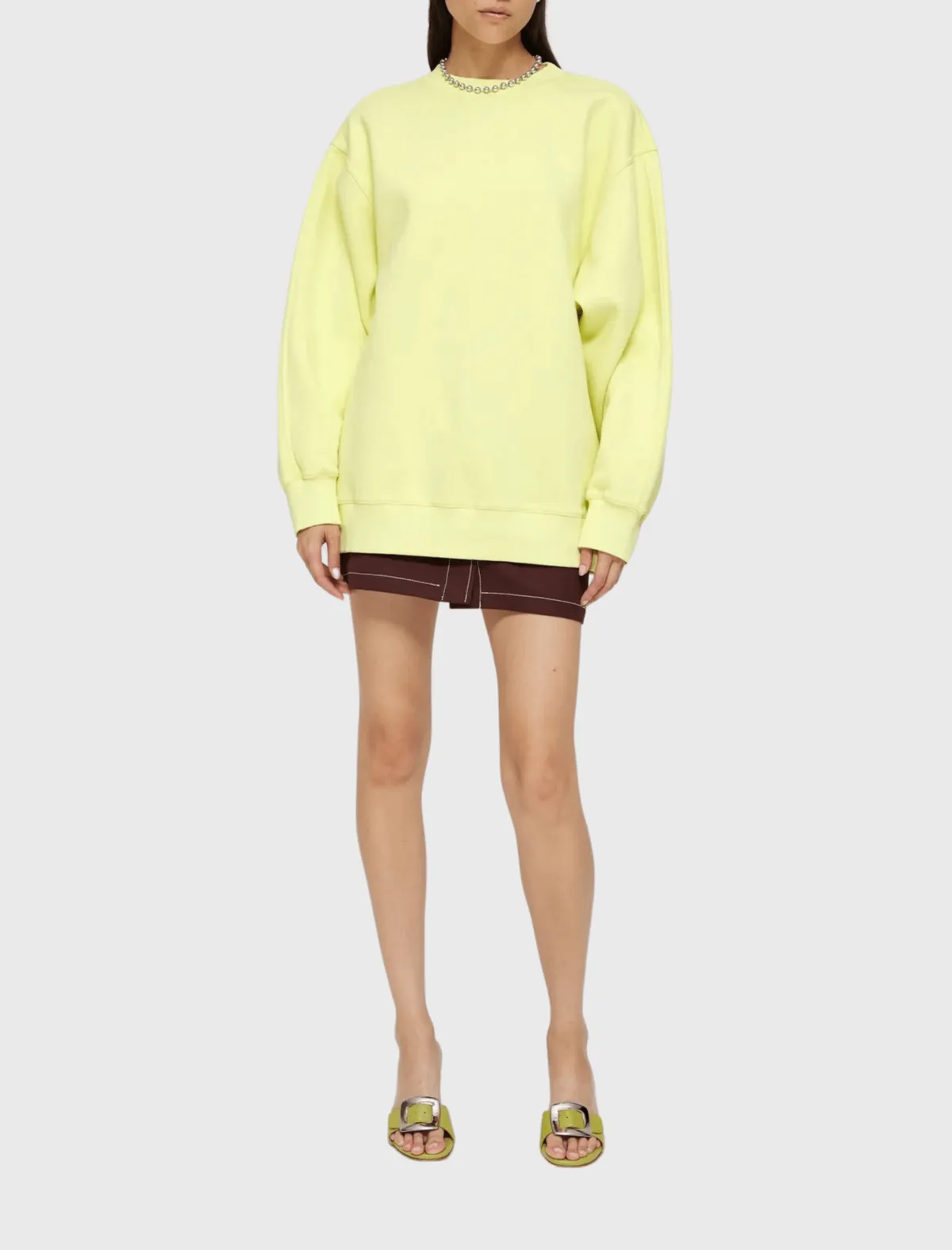 Oversized Sweatshirt - Pastel Lime