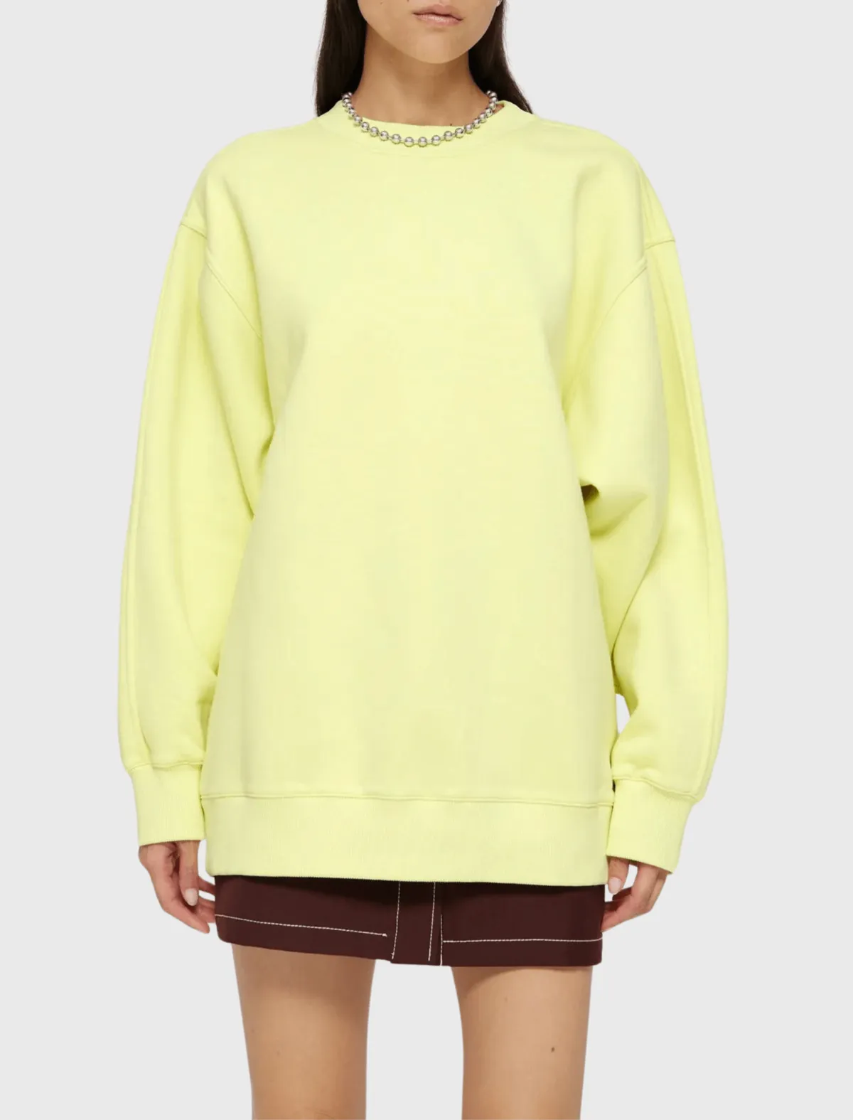 Oversized Sweatshirt - Pastel Lime