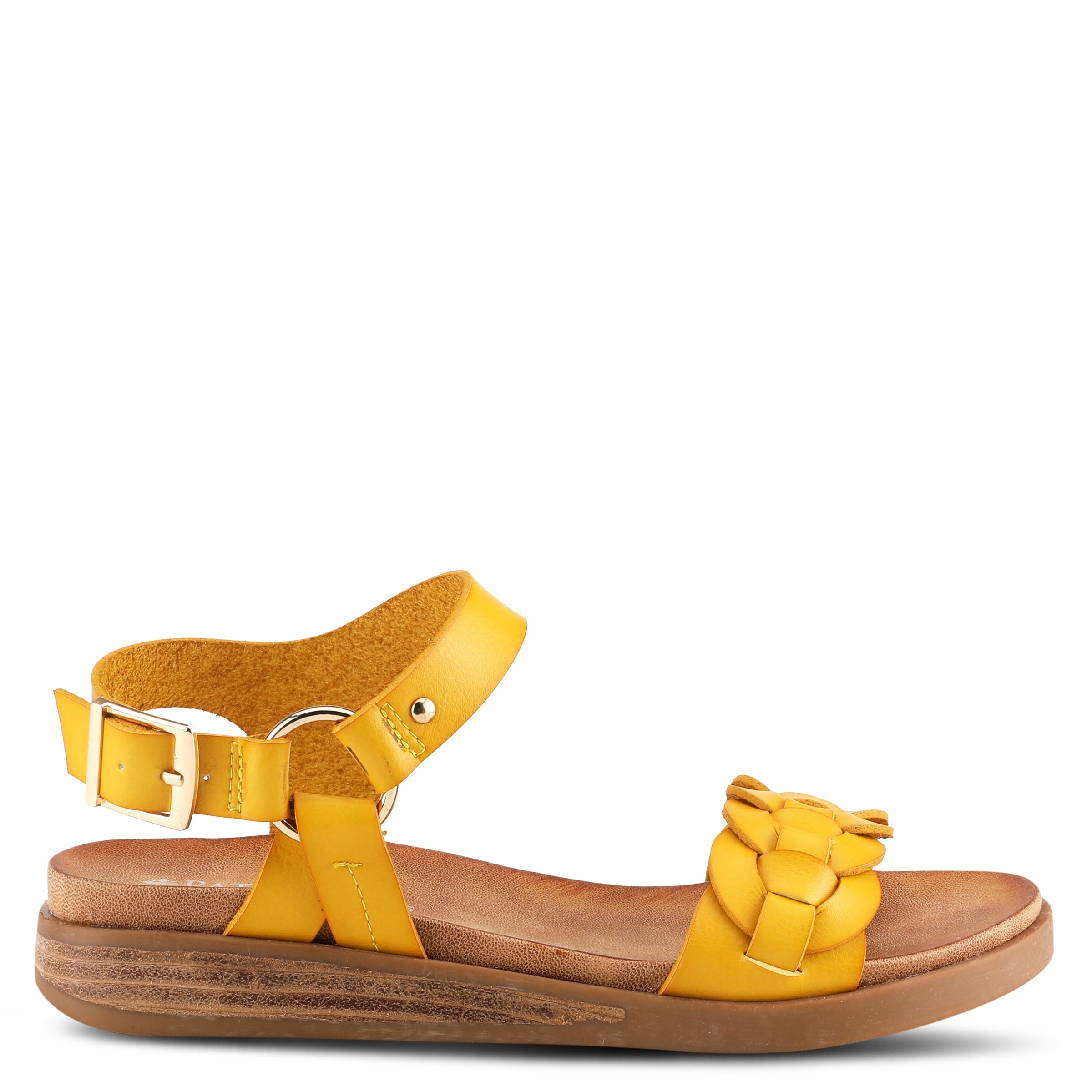 PATRIZIA LICORICE QUARTER STRAP SANDALS