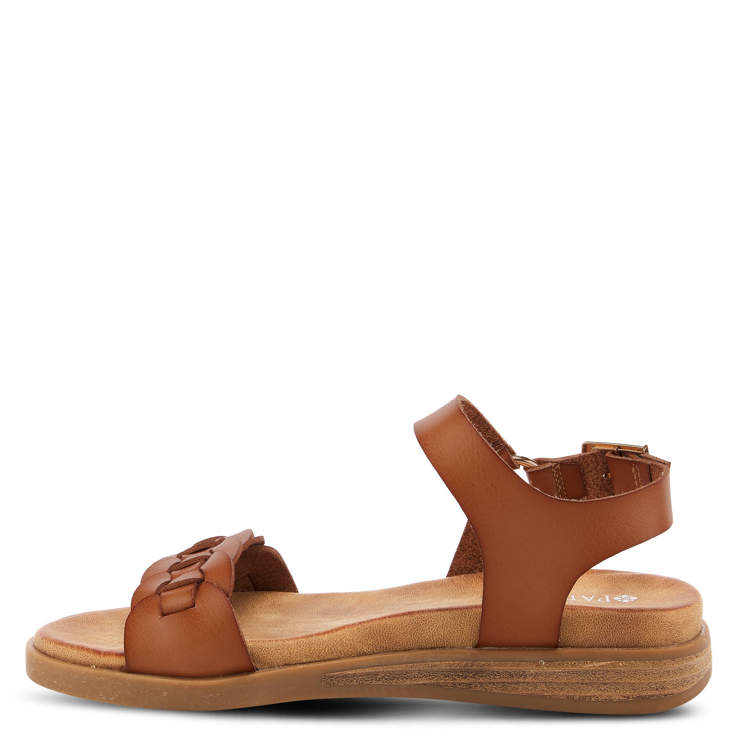 PATRIZIA LICORICE QUARTER STRAP SANDALS