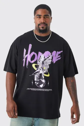 Plus Oversized Homme Graphic T-shirt | boohooMAN UK