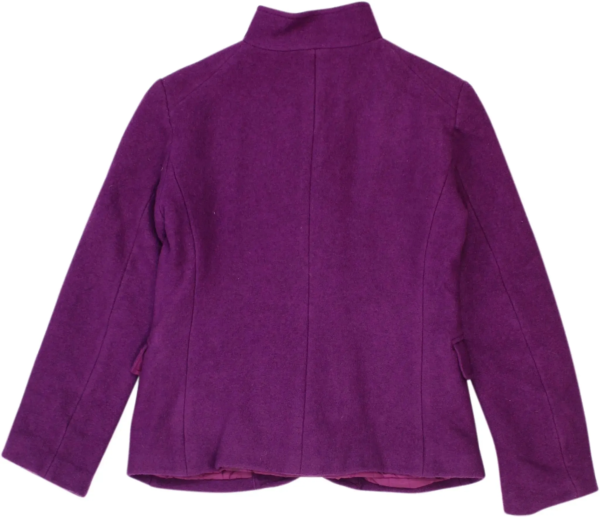 Purple Wool Coat | ThriftTale