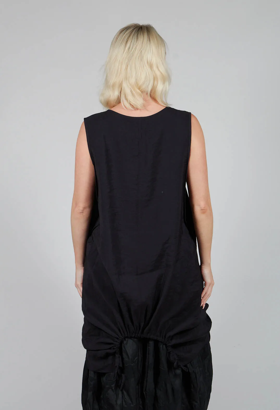 Ruched Top in Black