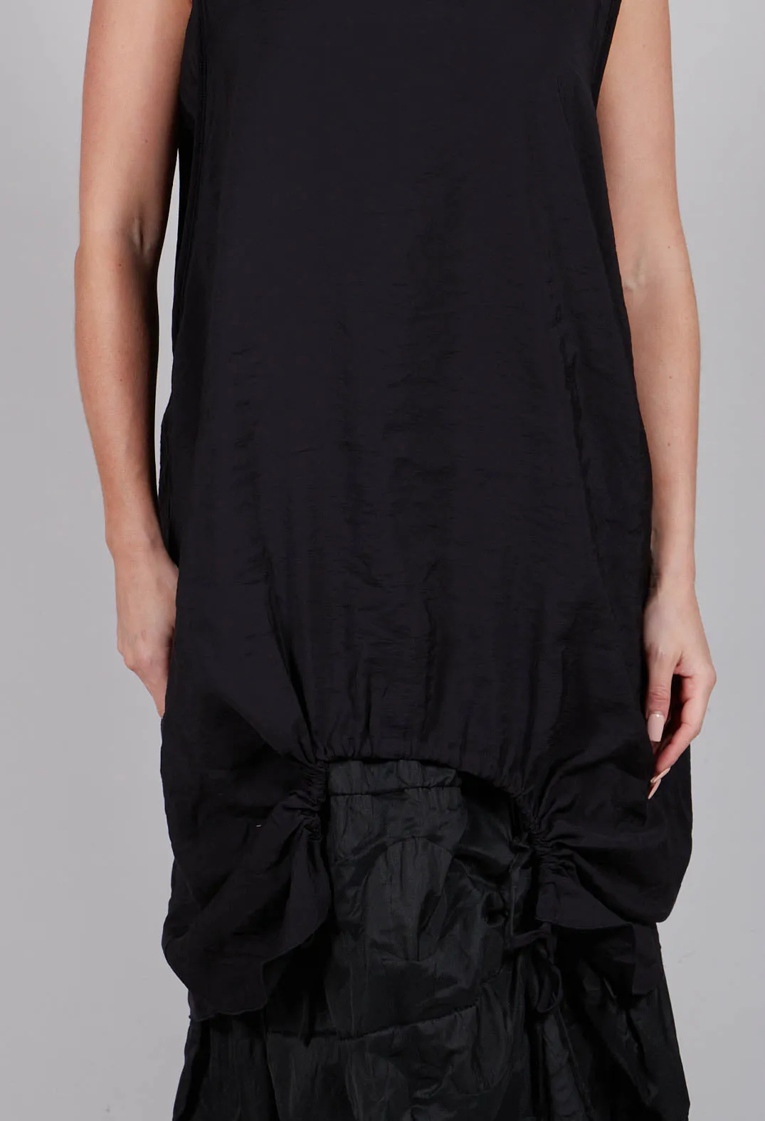 Ruched Top in Black