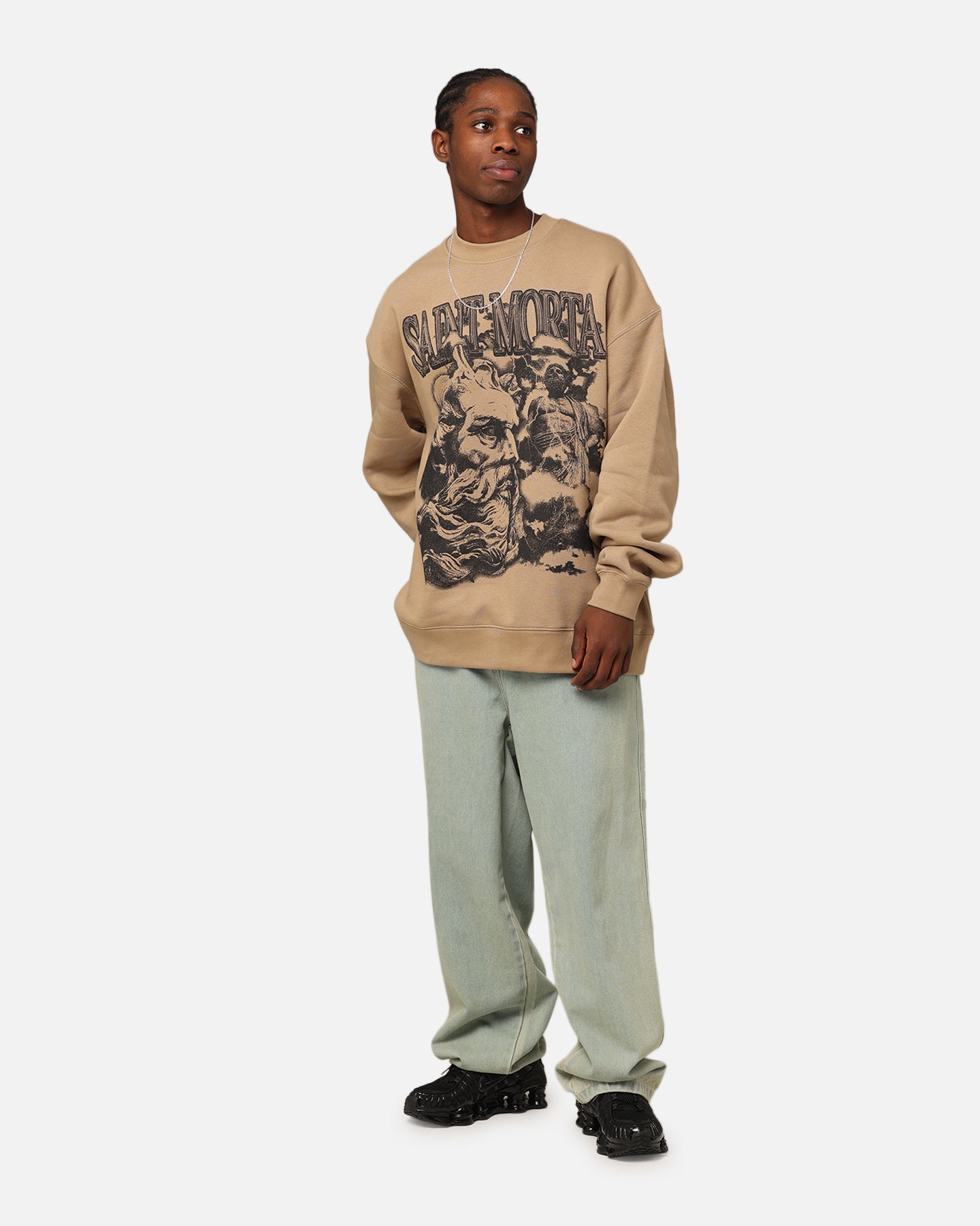 Saint Morta Zeus Heavy Crewneck Sand