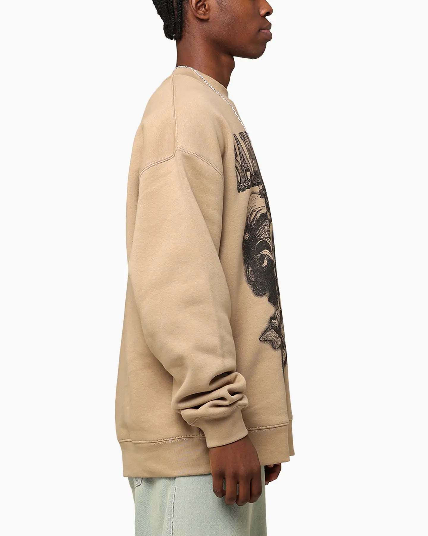 Saint Morta Zeus Heavy Crewneck Sand