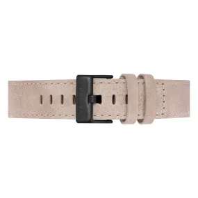 Sand Leather Strap/Black Buckle