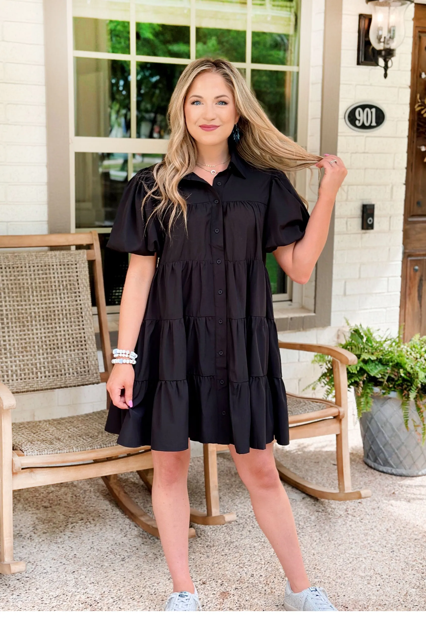 Serena Dress in Black