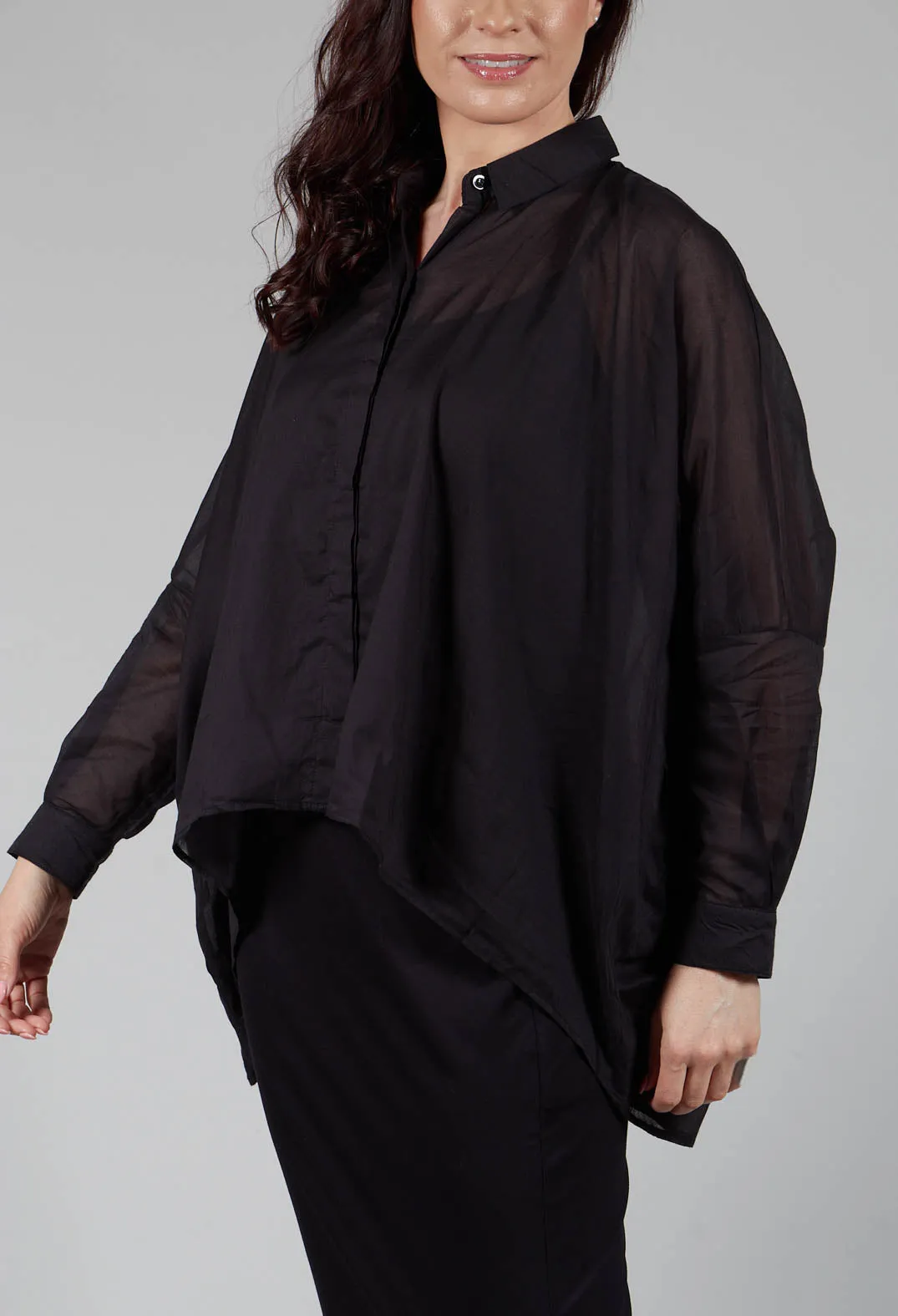 Sheer Shirt in Black