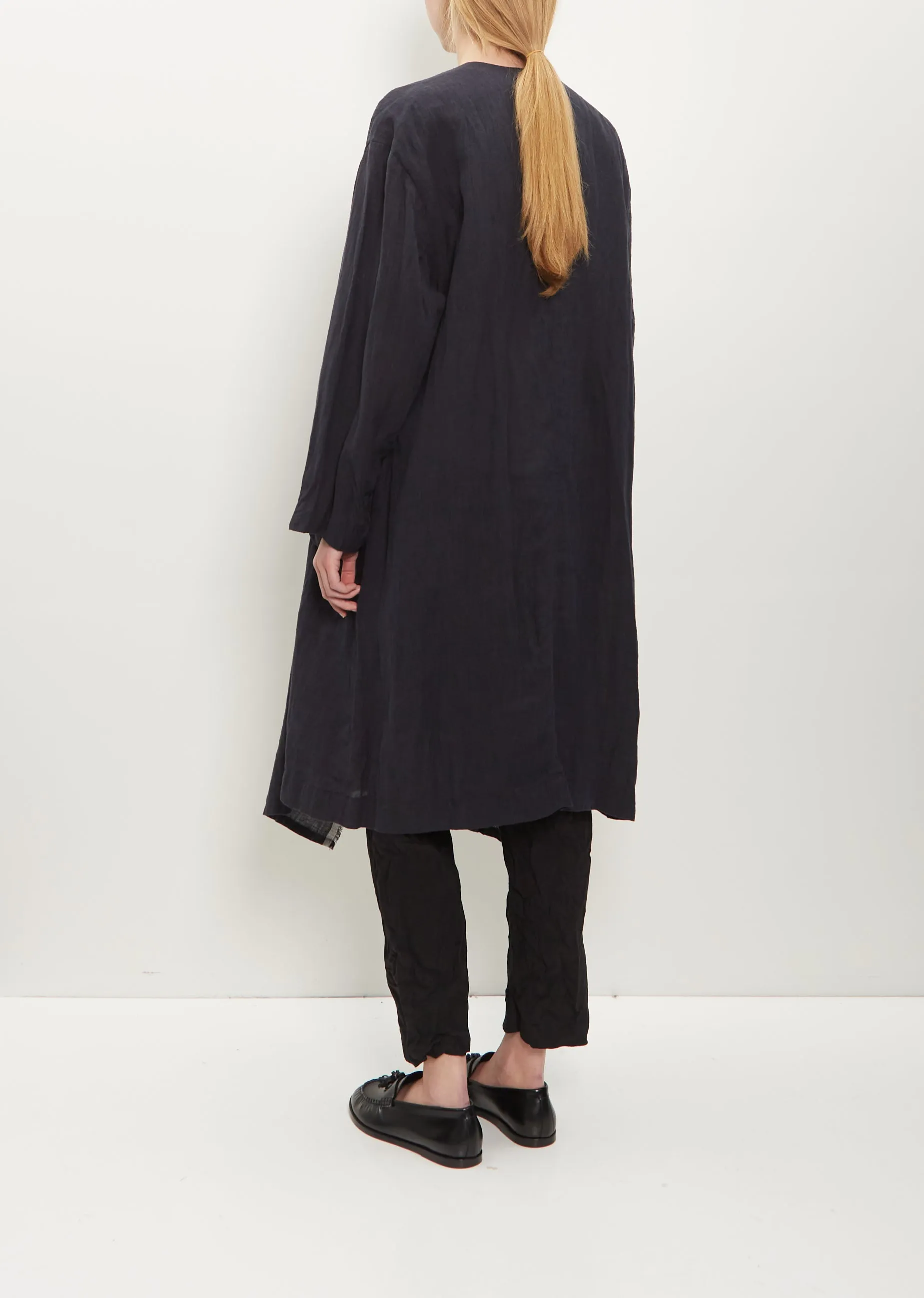 Single Button Duster Coat