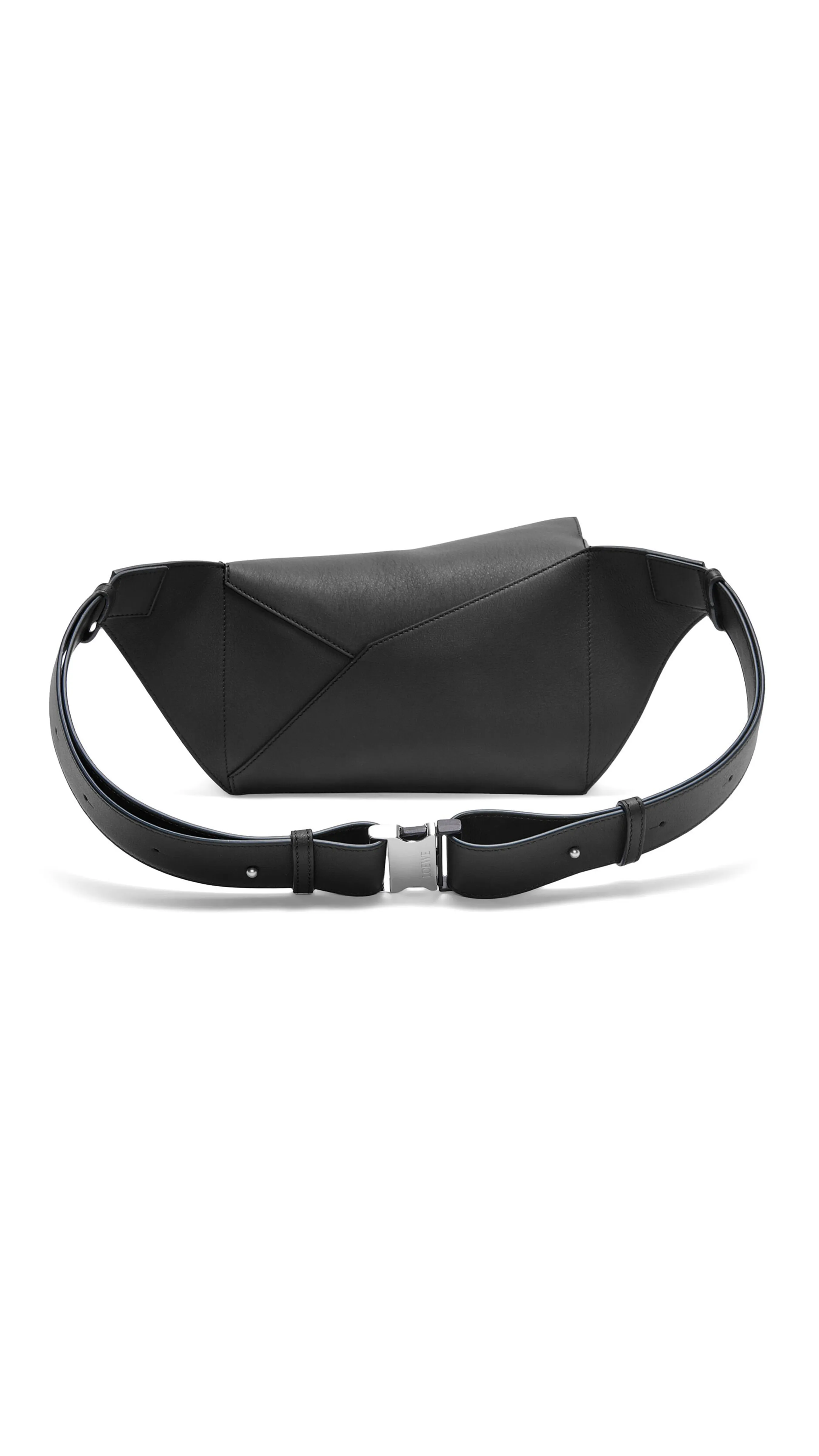 Small Puzzle Bumbag in Classic Calfskin - Black