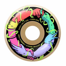 Spitfire Formula Four 99D Classic Skate Like A Girl Wheels 55mm