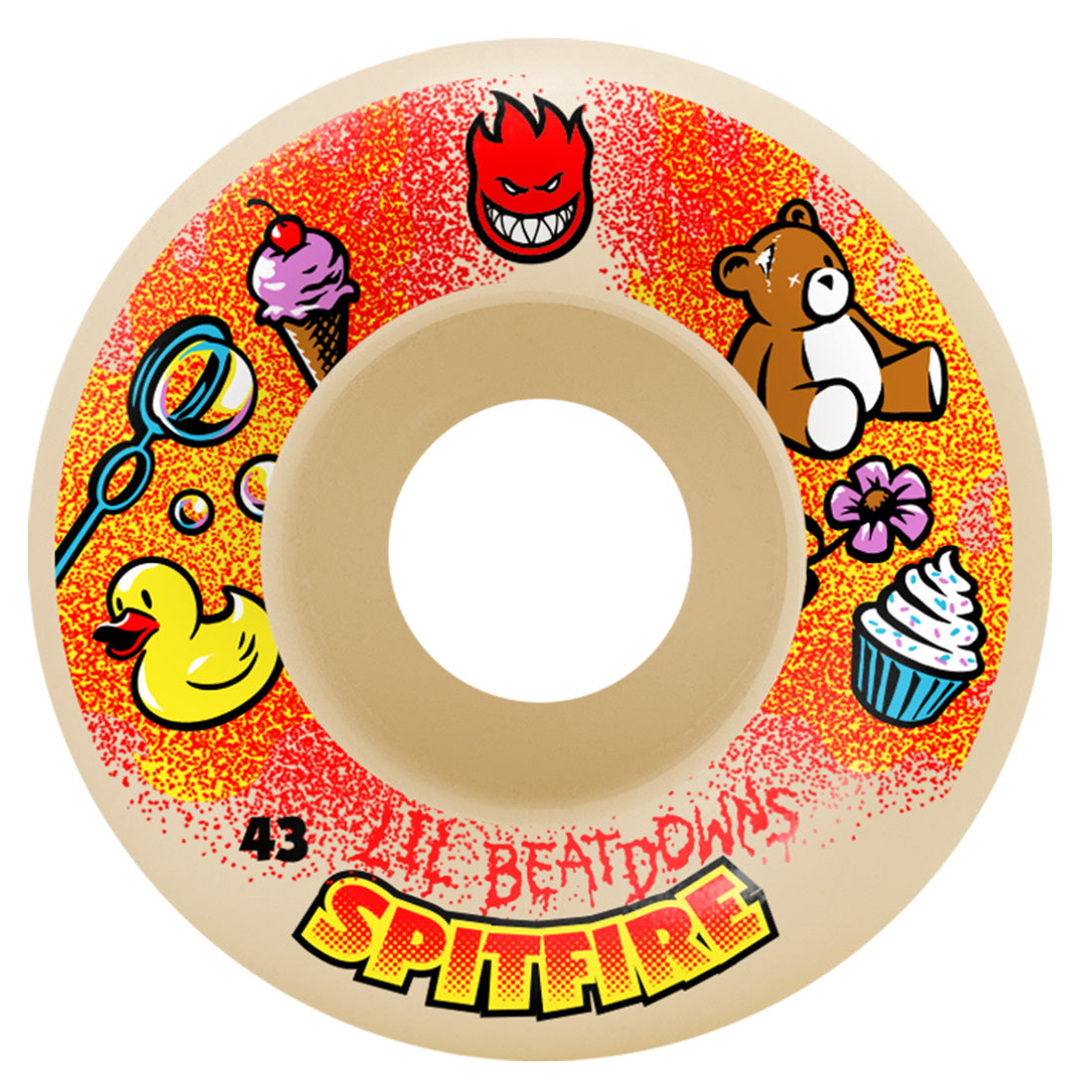 Spitfire Lil Beatdown Formula Four F4 Wheels Classic 43mm 99a