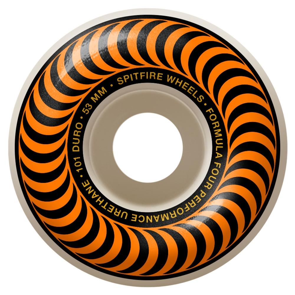 Spitfire Wheels Formula Four F4 Classic Orange 101d 53mm