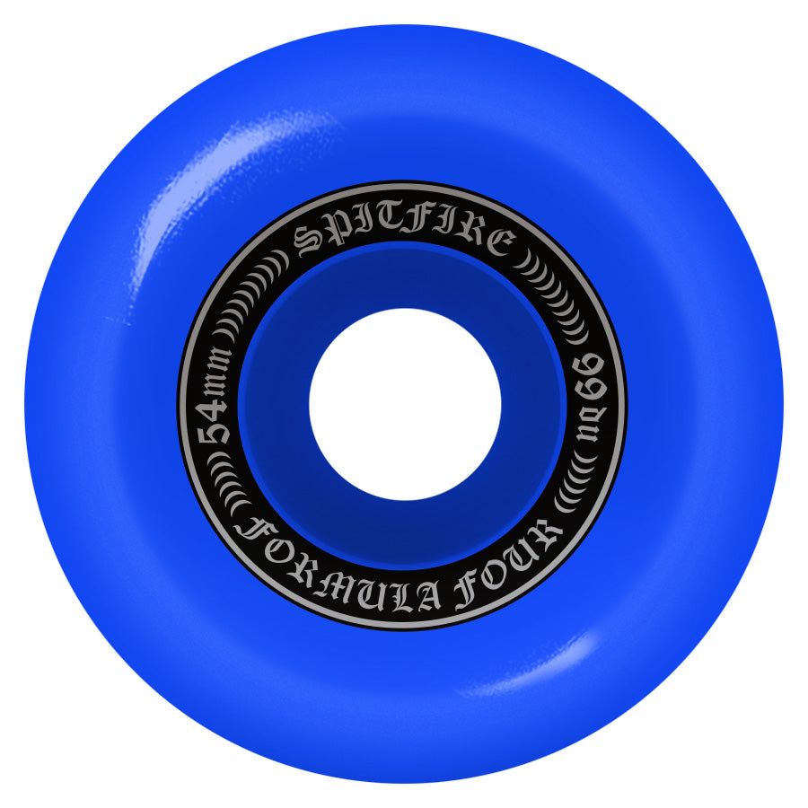 Spitfire Wheels Formula Four F4 OG Classic Blue 54mm 99a