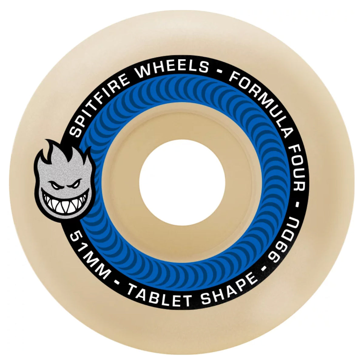 Spitfire Wheels Formula Four F4 Tablets 99d 51mm