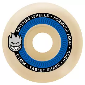 Spitfire Wheels Formula Four F4 Tablets 99d 51mm