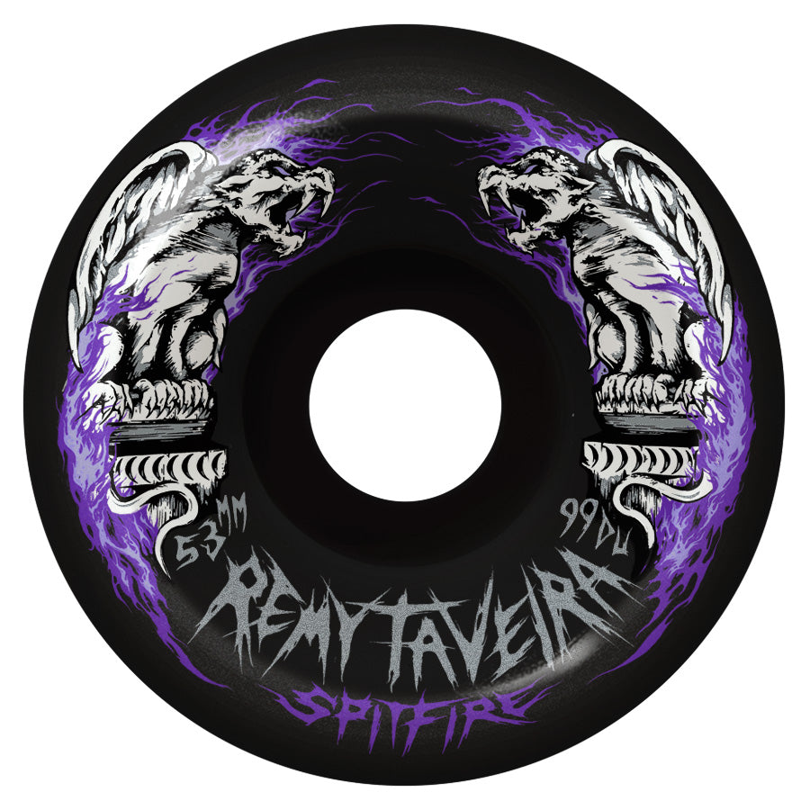 Spitfire Wheels Taveira Chimera Formula Four F4 Conical Full Black 53mm 99a