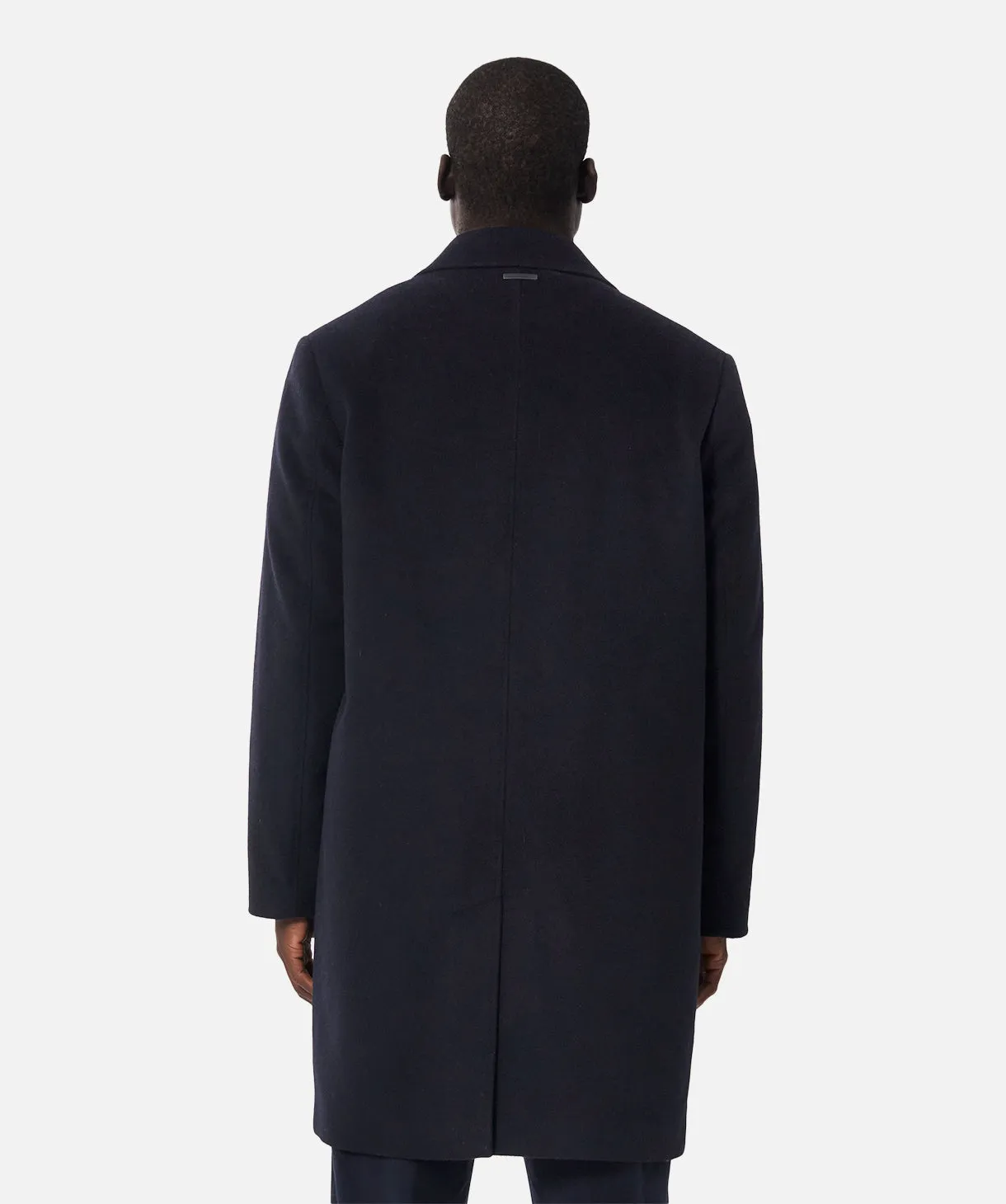 The Mayfield Wool Blend Coat - Dark Navy