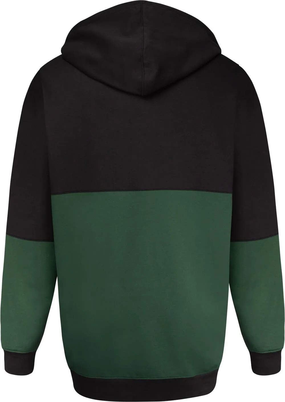 Uptheir Cutting Zip Through Pocket Hoody - Green