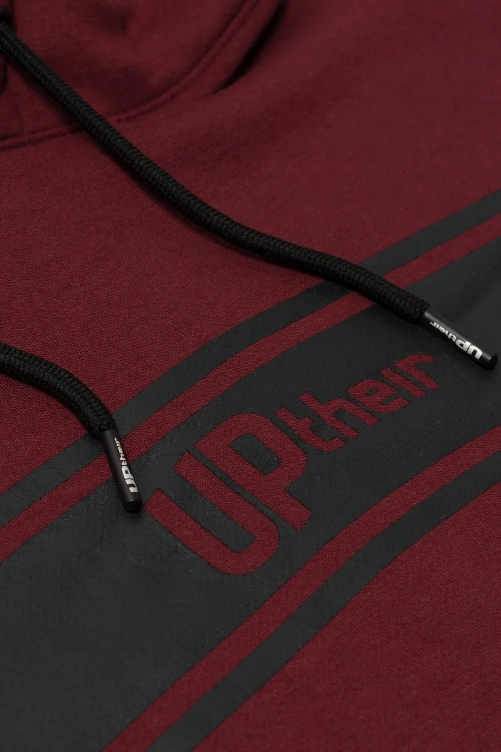 Uptheir Discovery Overhead Logo Hoody - Burgundy