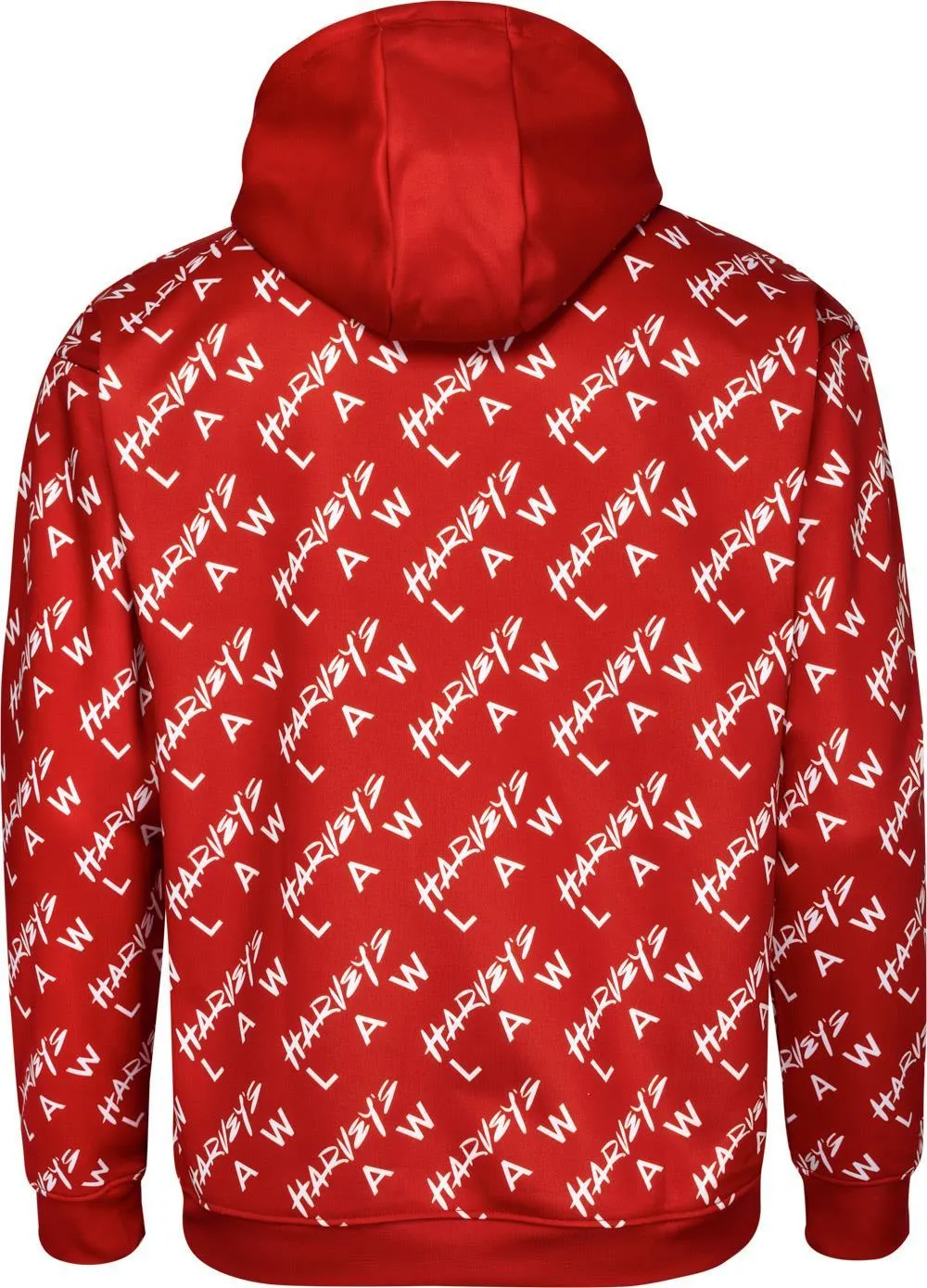 Uptheir Get Serious All Over Print Overhead Hoody - Red