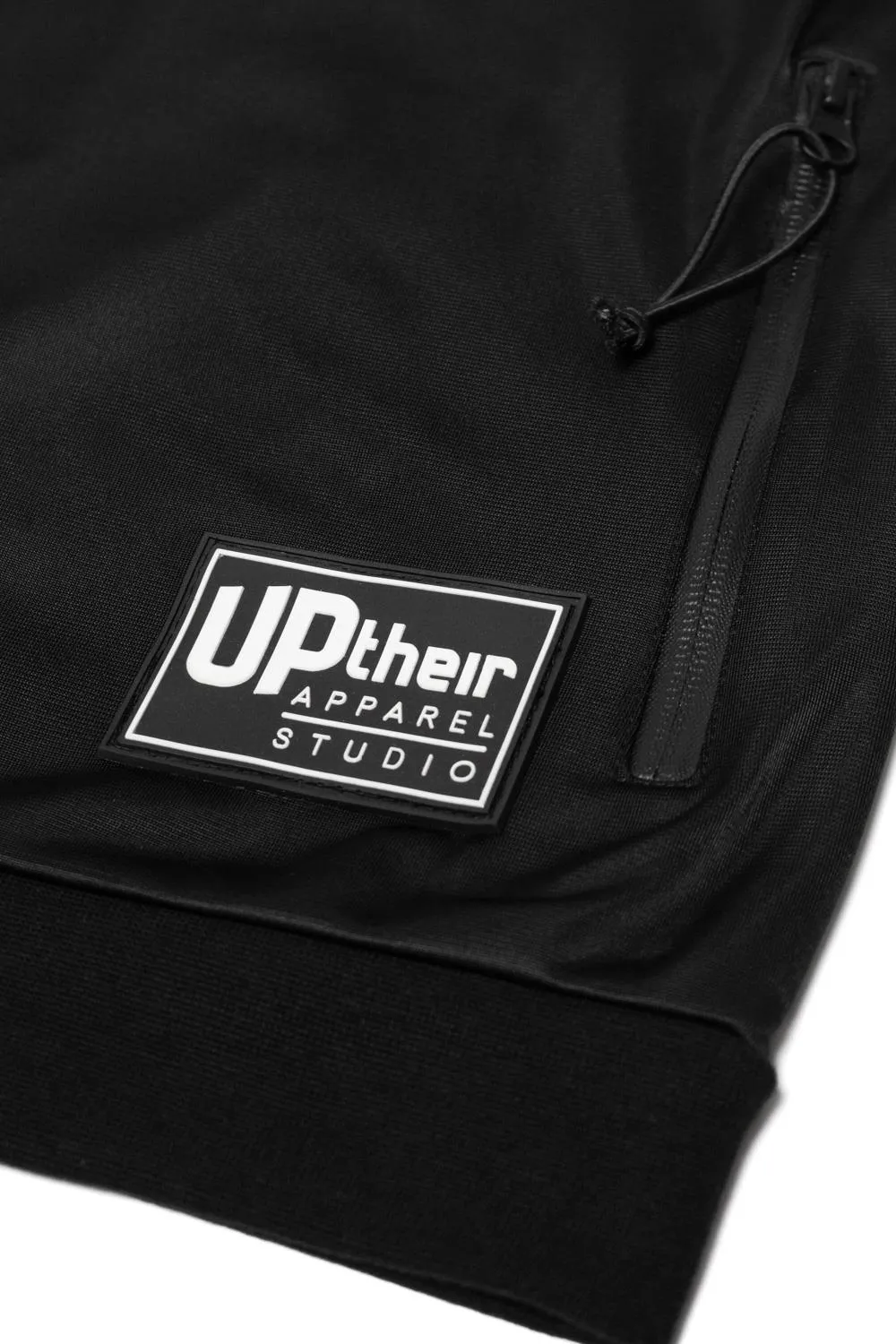 Uptheir Winton Full Zip Taping Hoody - Black