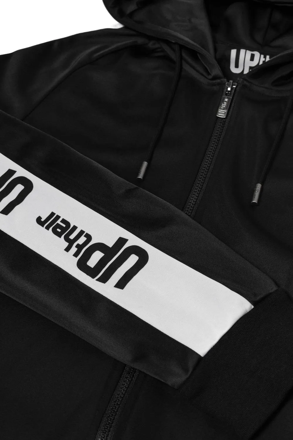 Uptheir Winton Full Zip Taping Hoody - Black