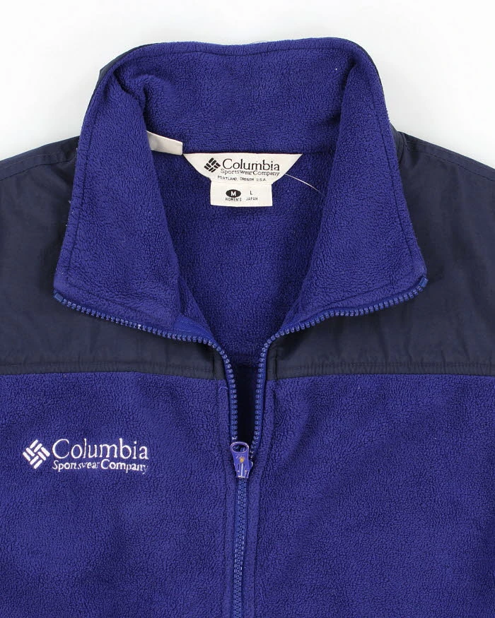 Vintage 90s Columbia Sleeveless Tech Fleece  - M