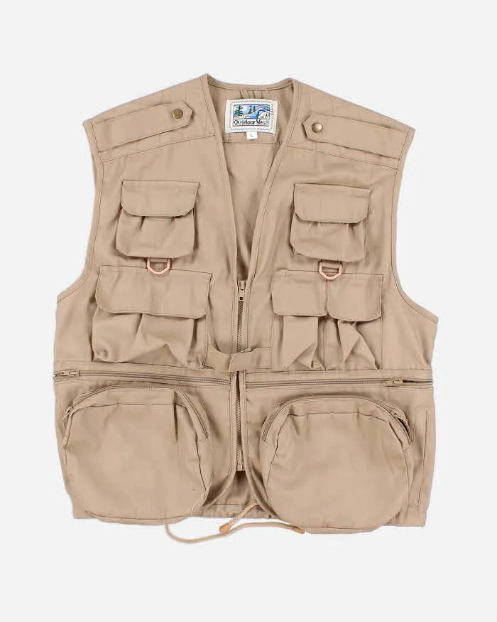 Vintage 90s Utility Vest - L