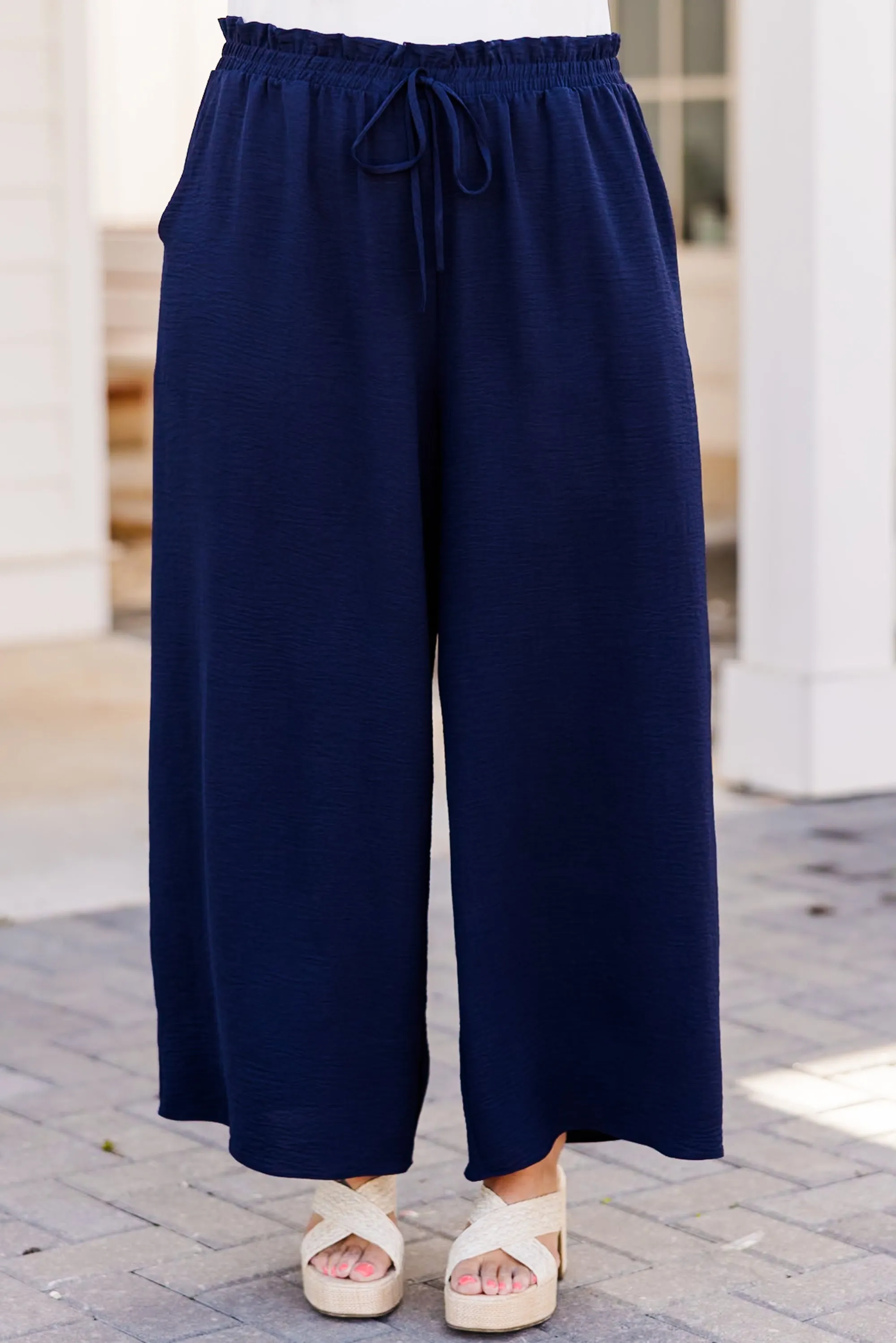 Weekend Wardrobe Pant, Navy Blue