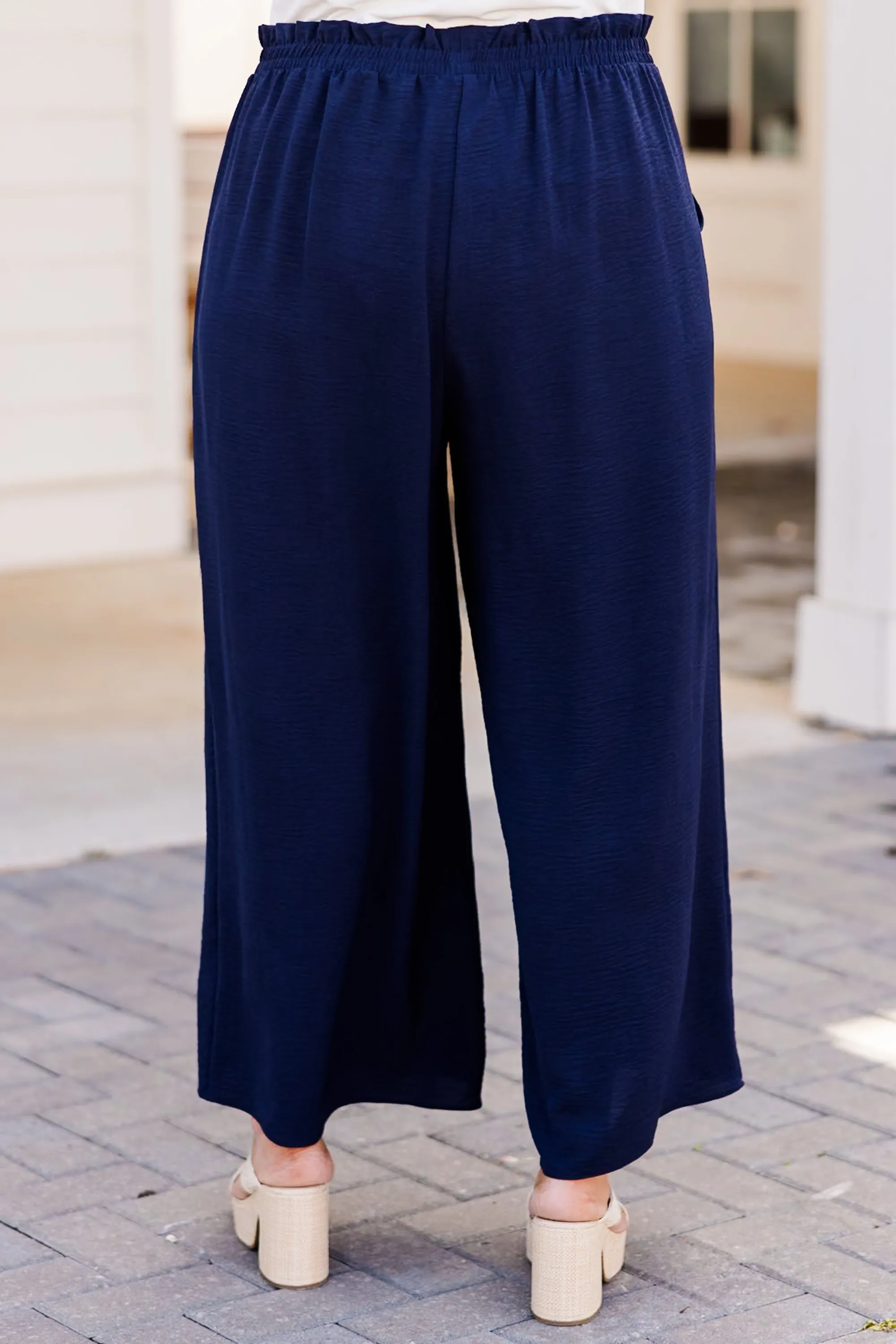 Weekend Wardrobe Pant, Navy Blue